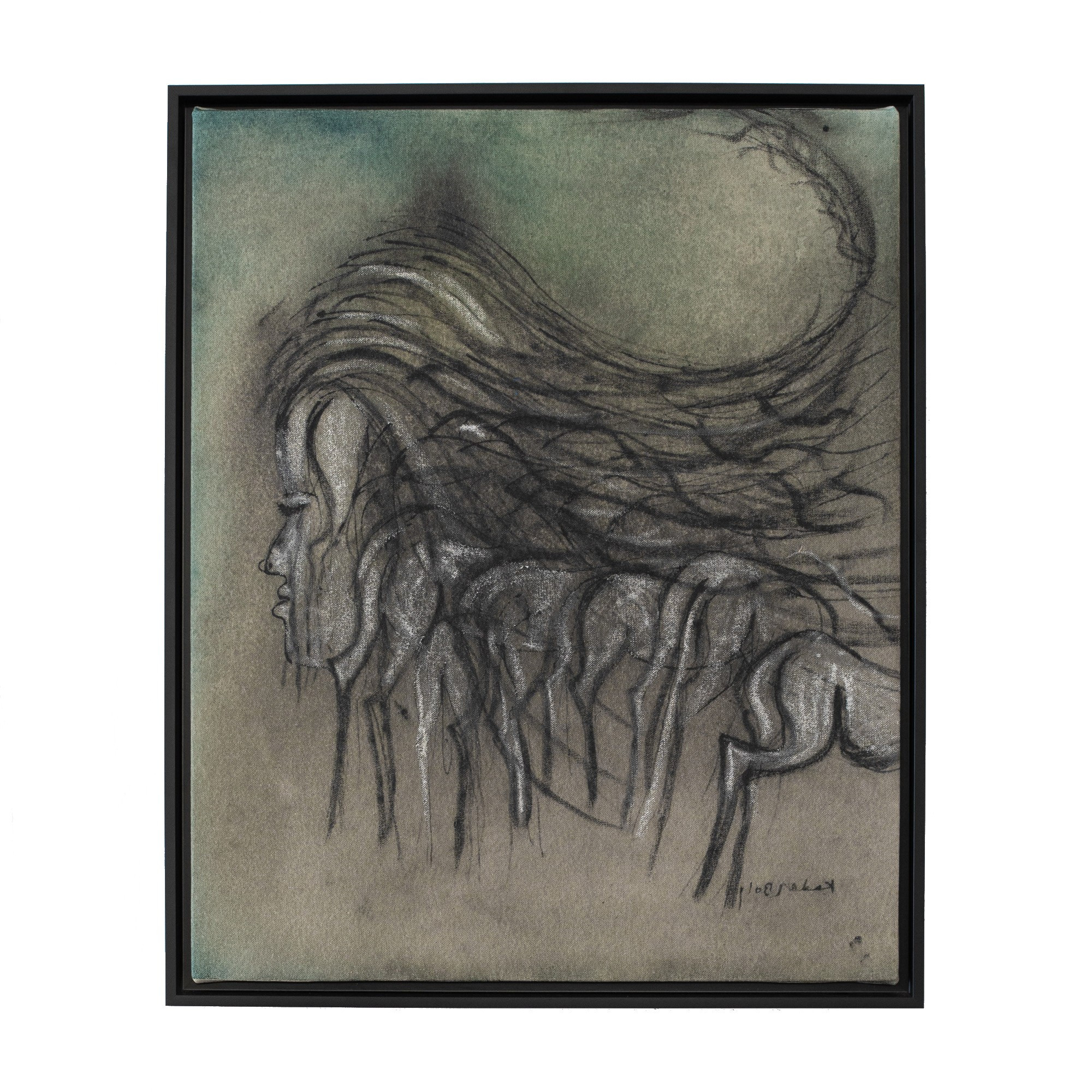 Her Spirit - Original by Kader Boly | The Vintage Rug Shop | The Vintage Rug Shop