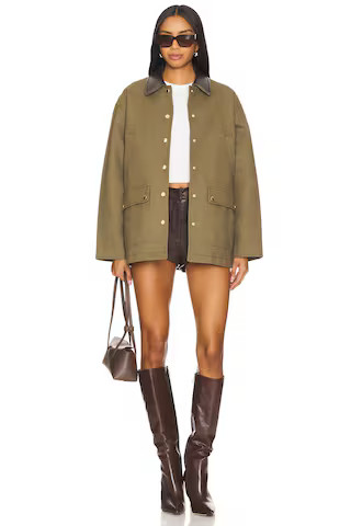 Cassidy Jacket in Army | Revolve Clothing (Global)