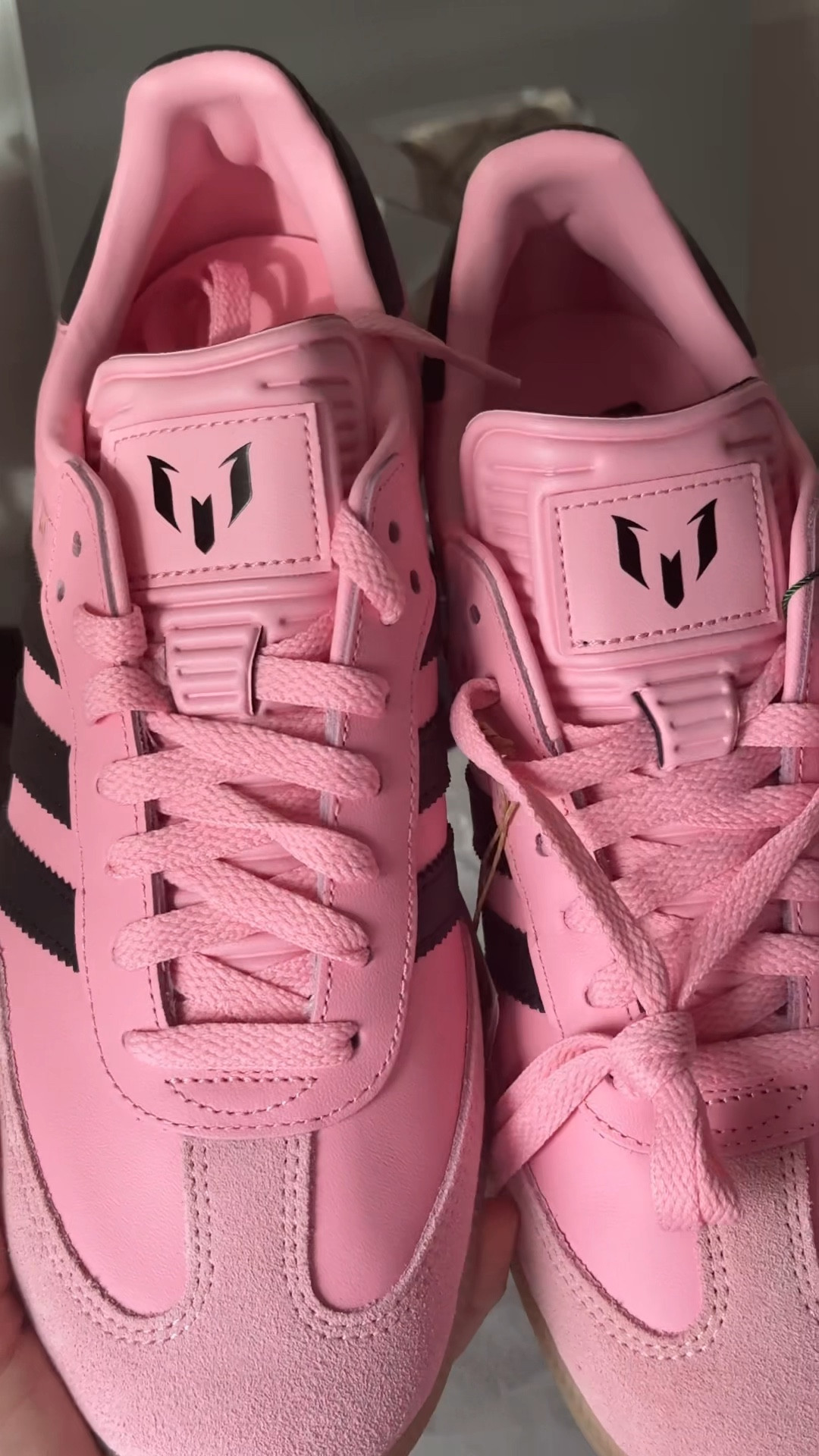 Pink Adidas Sambas! Messi Miami limited edition 💕