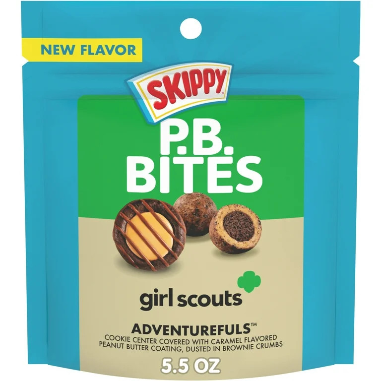 SKIPPY PB Bites Girl Scout Adventurefuls Snack, 6 Oz Pouch | Walmart (US)