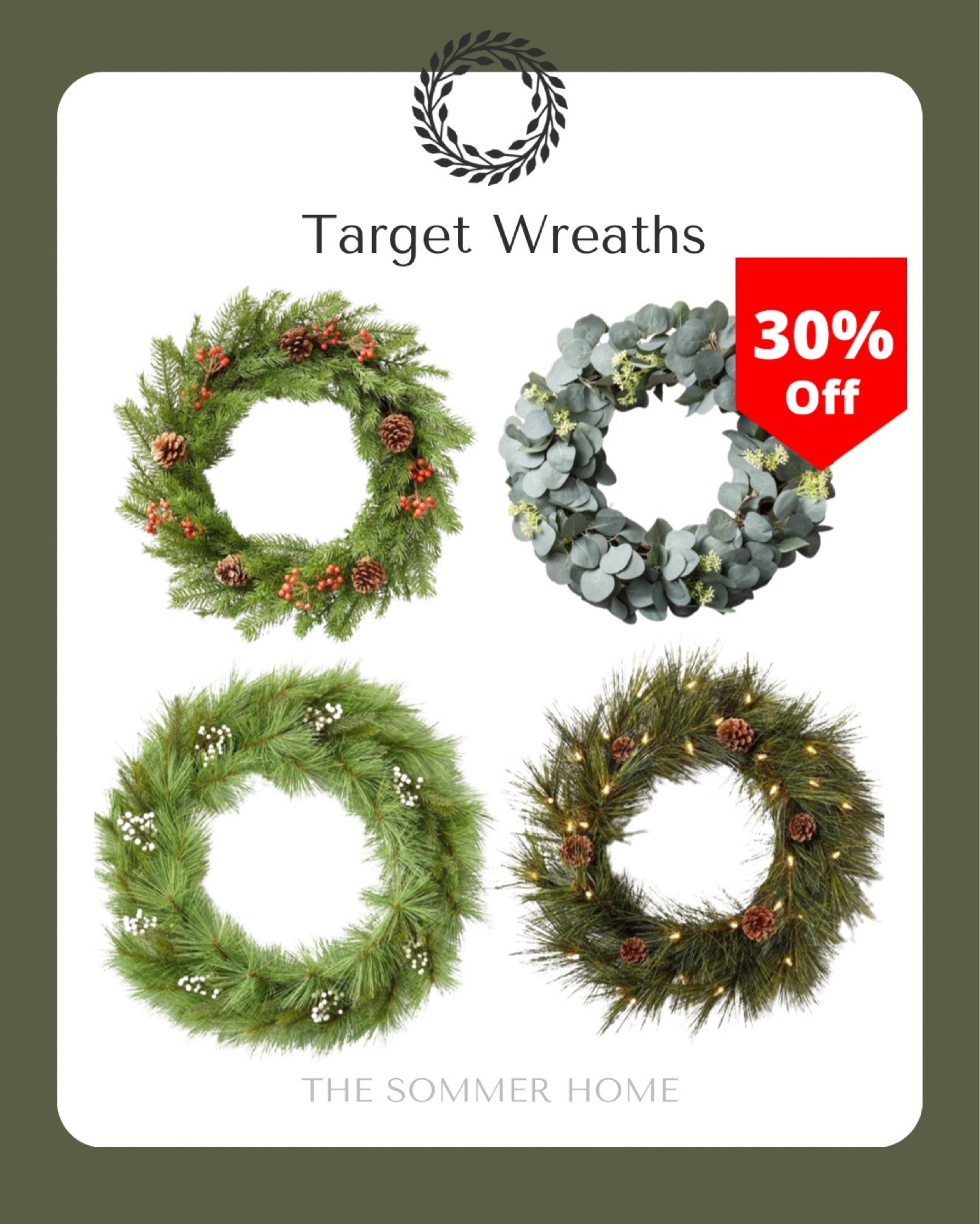 Target Christmas, Target home, Christmas wreaths 30% off

#LTKCyberweek #LTKHoliday #LTKsalealert