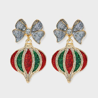 SUGARFIX by BaubleBar "Frosted Fir" Statement Earrings | Target