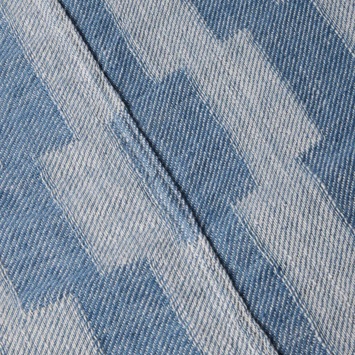 Collide Heavyweight Bedcover - Royal/Flax | Cultiver