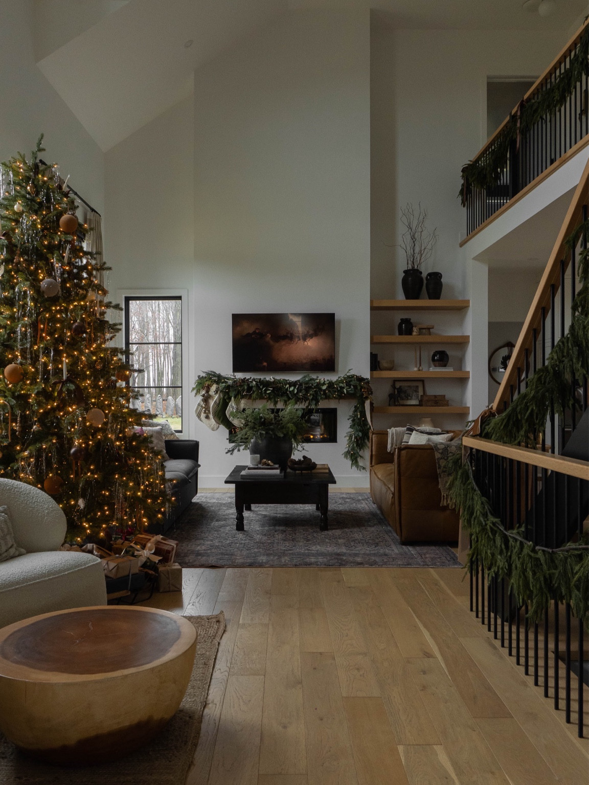 Christmas Living Room View 

#LTKSeasonal #LTKHome #LTKHoliday