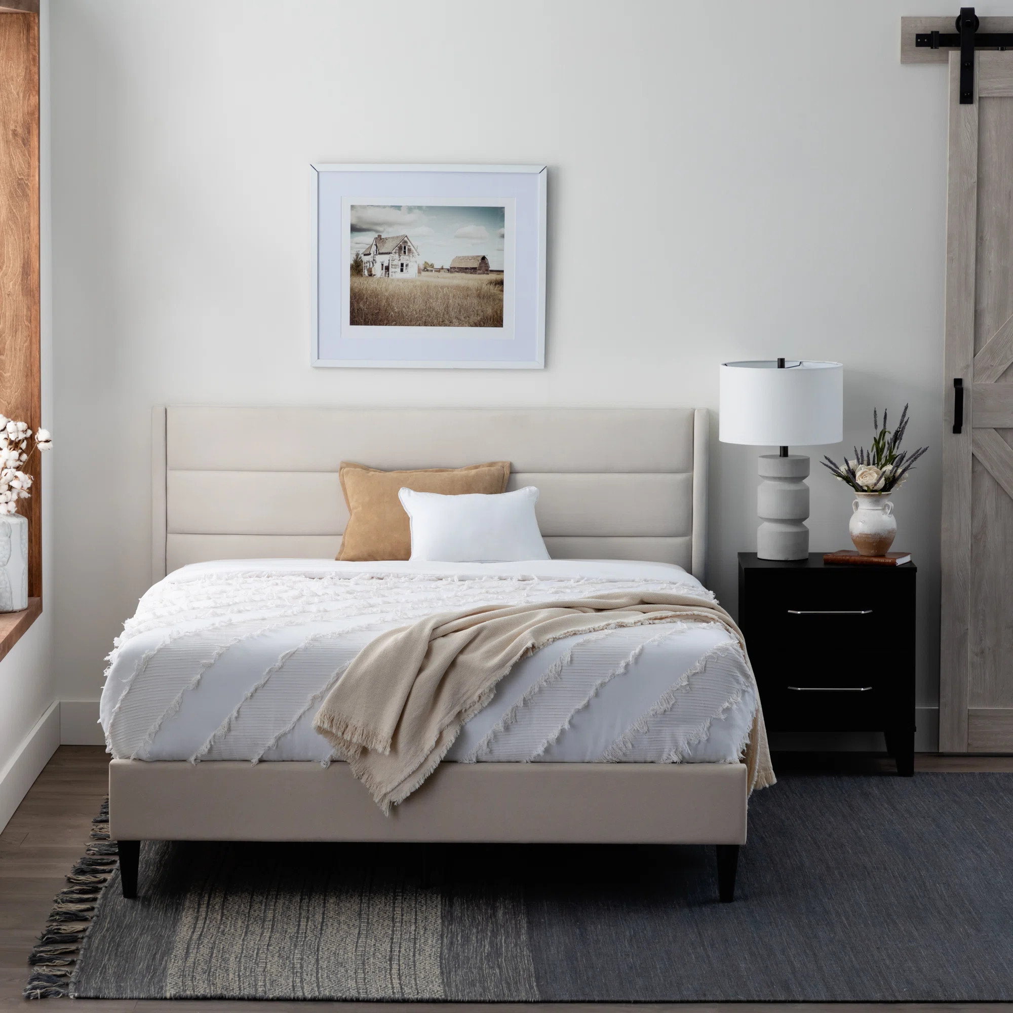 Scarlett Upholstered Low Profile Platform Bed | Wayfair North America