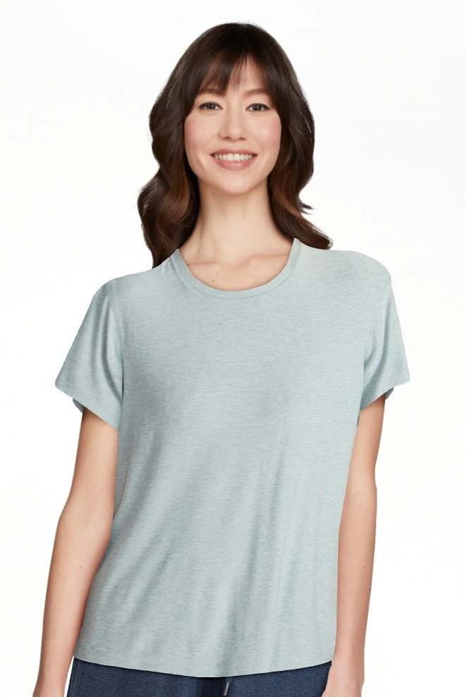 Athletic Works Women's and Women's Plus Relaxed ButterCore Tee with Short Sleeves, Sizes XS-4X | Walmart (US)