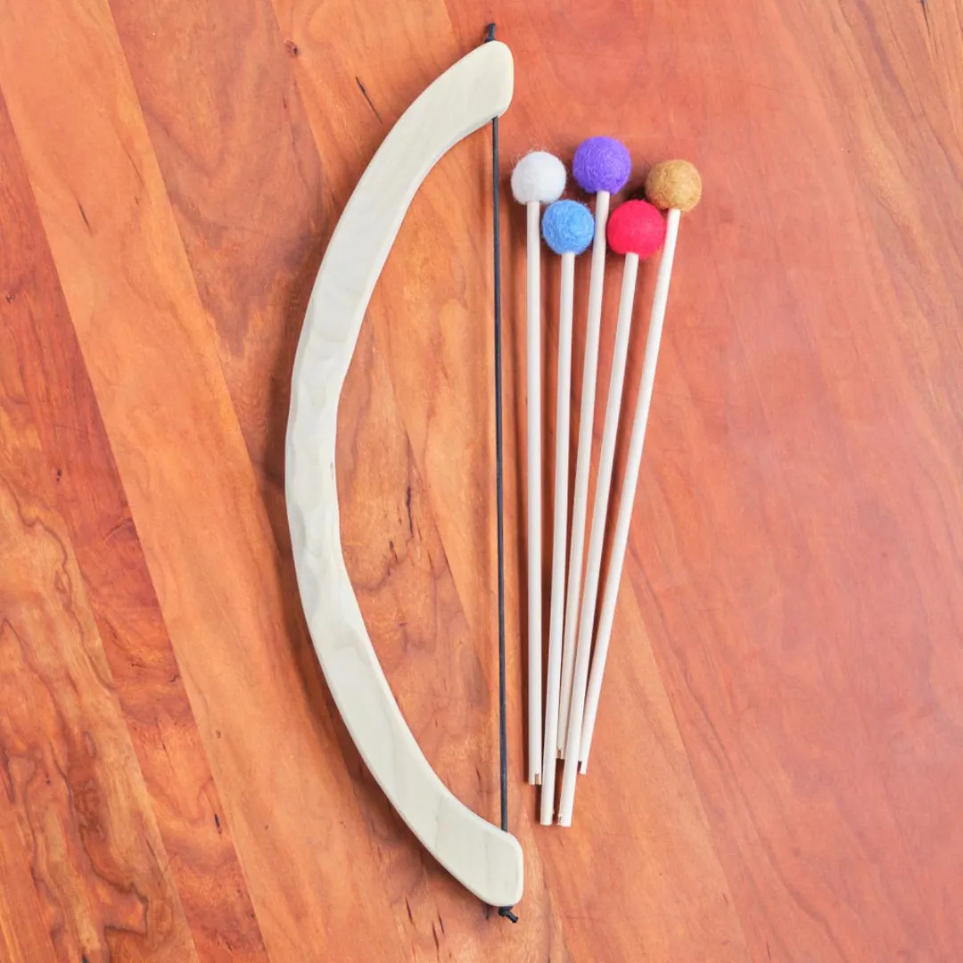 Wooden Bow and 5 or 10 Felt Tip Arrows - Child Size - Etsy | Etsy (US)