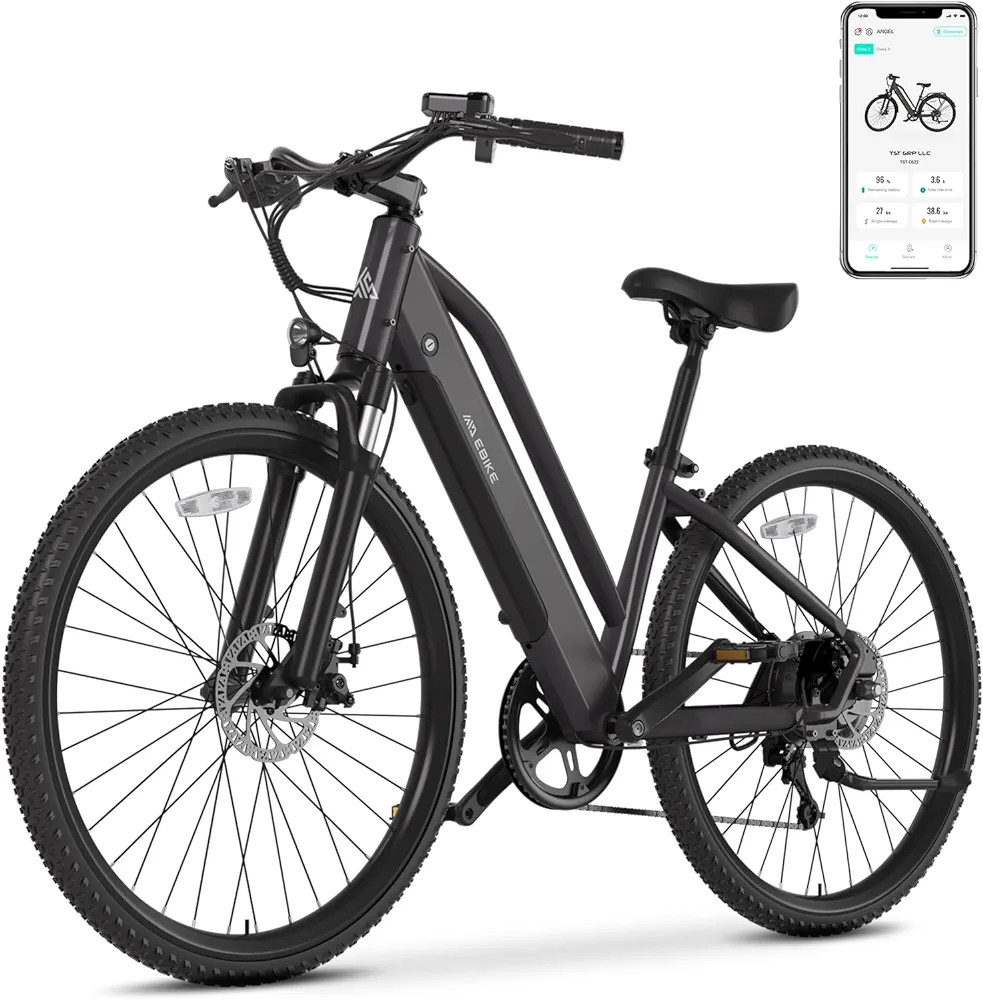 Electric Bike for Adults,Electric Bicycle 23MPH,26" Tire,Peak 500W Motor,Range 30 Miles,7-Speed,C... | Amazon (US)
