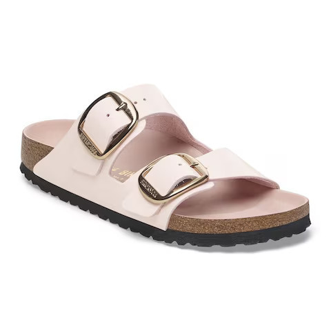 Arizona Big Buckle Natural Leather Patent High Shine Baby Blue | BIRKENSTOCK | Birkenstock USA