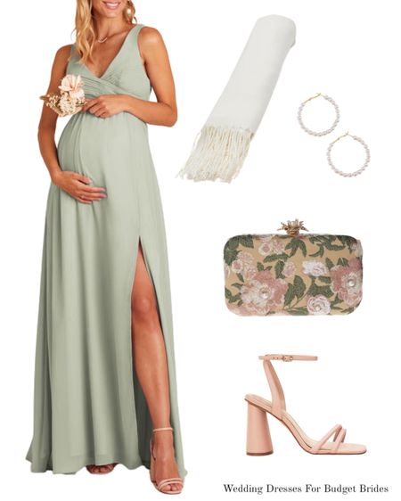 Formal maternity outfit idea for the pregnant bridesmaid. 

#sagegreenmaternitymaxi #maternityfashion #longbabyshowerdress #trendymaternityclothes #maternityphotoshoot 

#LTKwedding #LTKbump #LTKSeasonal