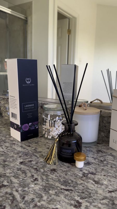 Reed Diffuser - Lavender Diffuser, the perfect addition to create a relaxing and comforting atmosphere in any room. Infused with the soothing scent of lavender, this floral room scent will transport you to a peaceful oasis. Simply place the reeds in the diffuser bottle and let the aroma fill your space. #HomeScent #Relaxation

#LTKhome #LTKGiftGuide