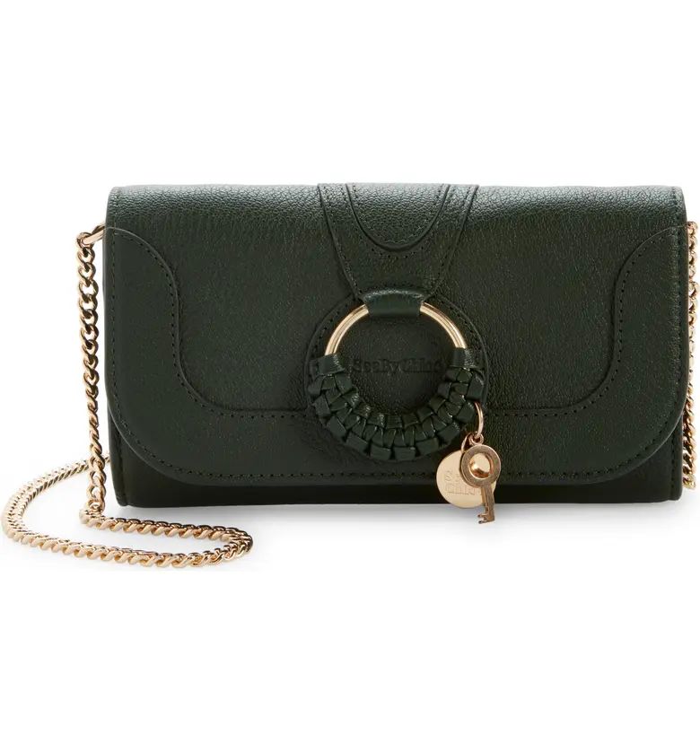 See by Chloé Hana Large Leather Wallet on a Chain | Nordstrom | Nordstrom