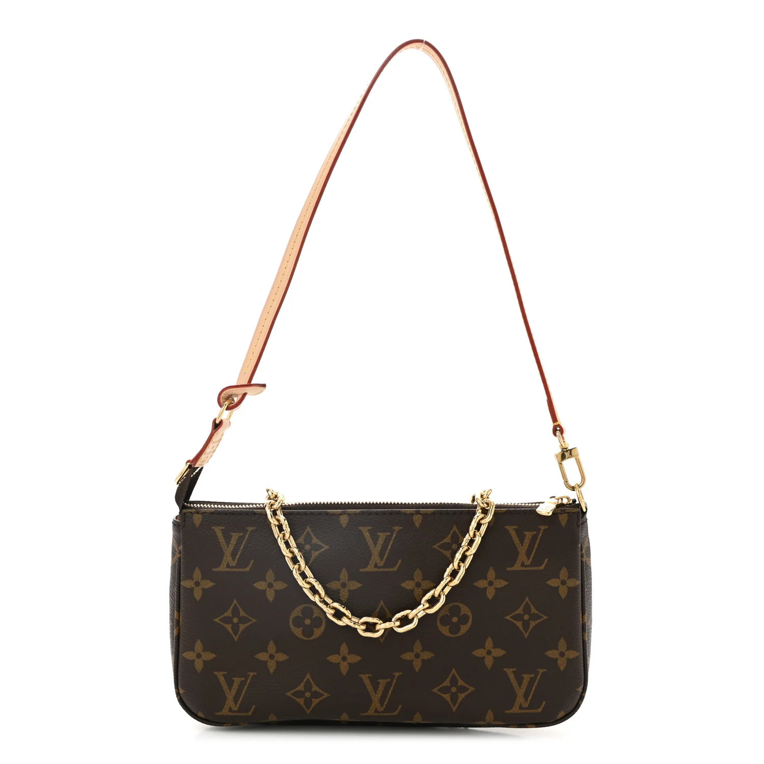 Louis Vuitton Monogram Chain Pochette Accessories 1733926 | FASHIONPHILE (US)