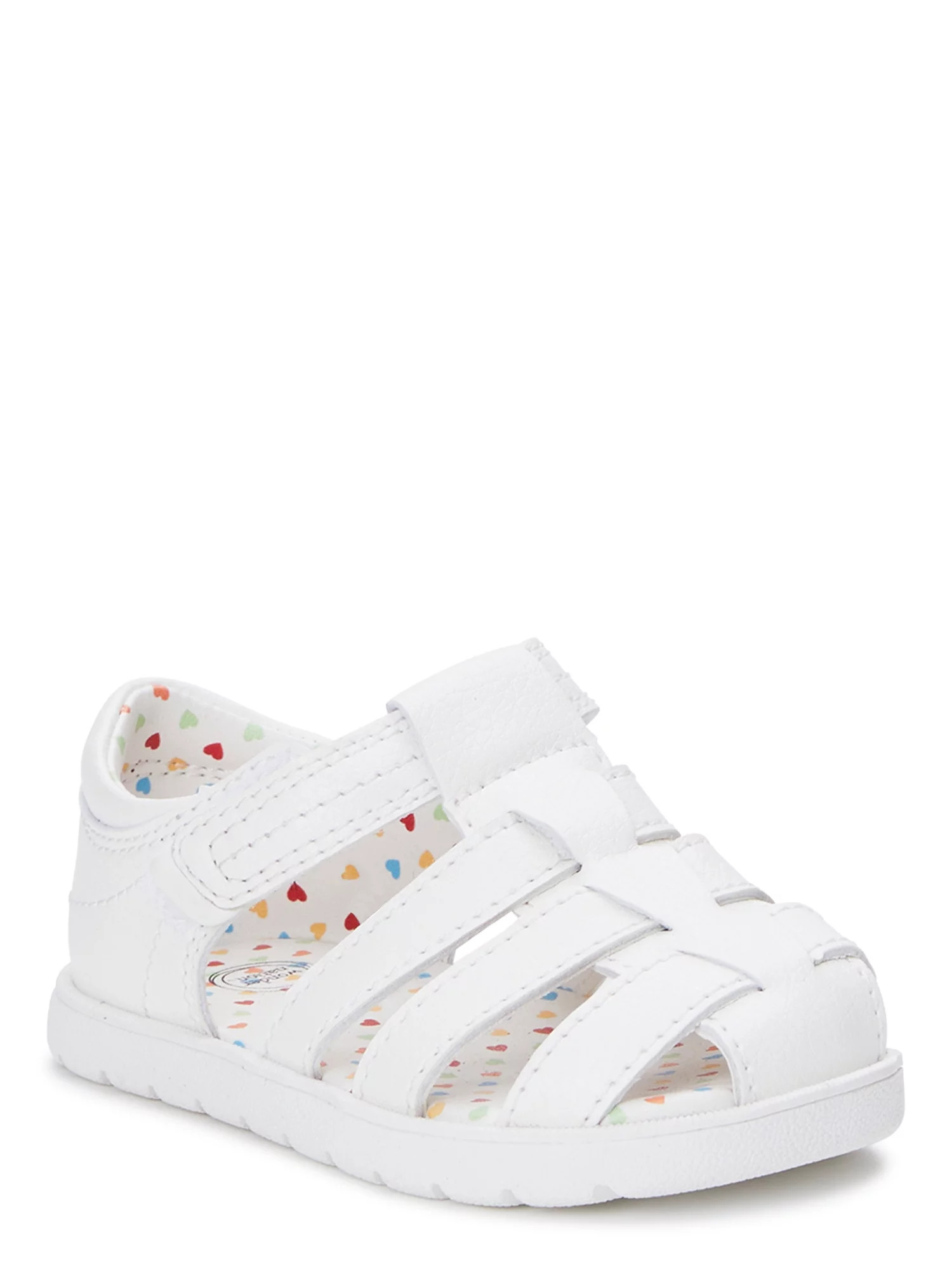 Wonder Nation Baby Girl Fisherman Sandals, Sizes 2-6 | Walmart (US)