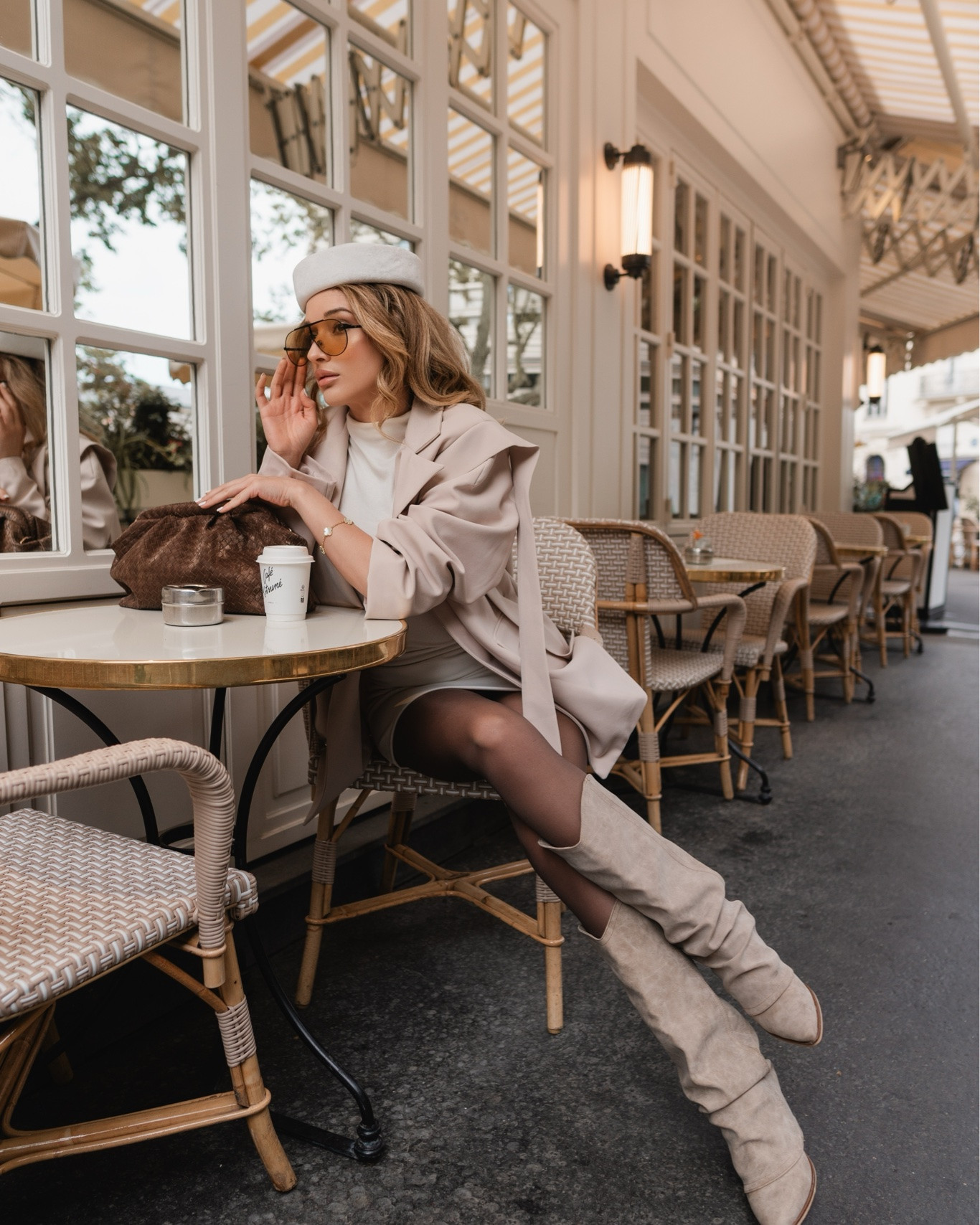 Parisian chic 🤍🇫🇷 Neutral outfit details linked! Featuring a beige oversized blazer, white mini dress, slouchy knee-high boots, woven clutch bag, statement white fascinator, and oversized sunglasses for the ultimate old money meets French girl aesthetic. Perfect for Paris outfits, fall fashion inspiration, European vacation style, date nights, and elevated everyday looks.

#ParisStyle #FrenchGirlStyle #OldMoneyStyle #QuietLuxury #NeutralOutfit #FallFashion #ParisOutfit #BeigeBlazer #KneeHighBoots #LTKStyle

#LTKootd