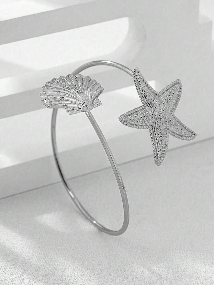 1pc Minimalist Fashion Versatile Starfish Arm Cuff, Ocean Style | SHEIN