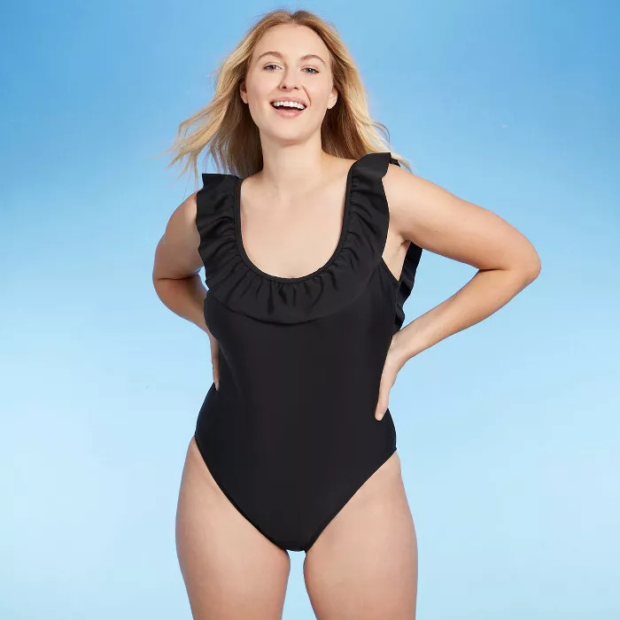 Women's All Over Ruffle One Piece Swimsuit - Shade & Shore™ | Target