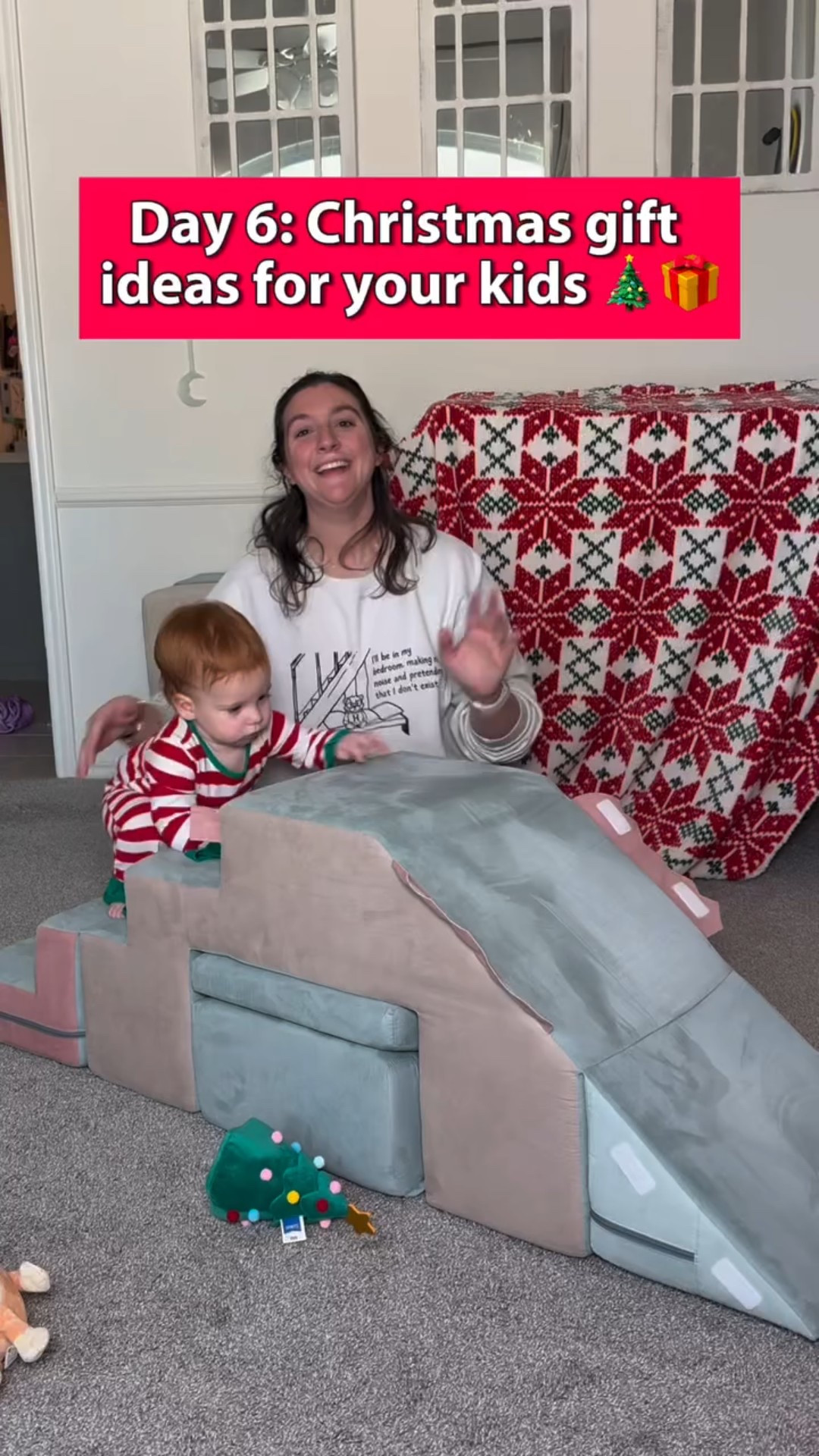 Day 6/30: Christmas gift ideas for your kids from a pediatric physical therapist! 

I know I talk about this 4-in-1 foam climbing set all the time… but that’s because it hits SO many developmental wins. 🙌

Crawling, climbing, sliding, stepping, balancing — all in one safe little setup your baby/toddler will actually use. As a pediatric physical therapist, this is one of my most-recommended play pieces for building strength, coordination, and confidence. 💛



#LTKBaby #LTKFamily #LTKKids