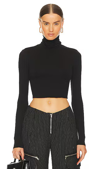 Micaela Top in Noir | Revolve Clothing (Global)