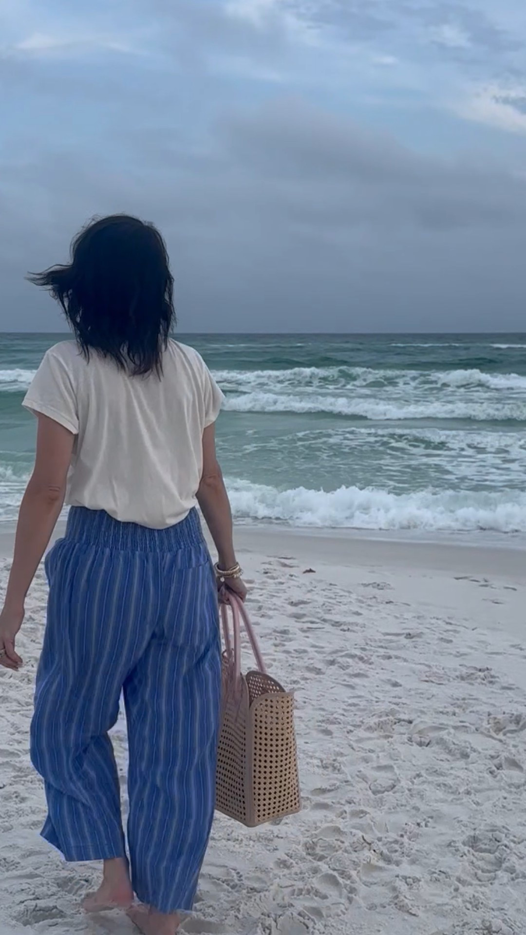 Size down in the linen pants. I sized ip to a medium in the graphic seashell tshirt but probably didn’t need to. The necklace from bauble bar was complimented all weekend and comes in other color combos  

#LTKWatchNow #LTKSwim #LTKTravel