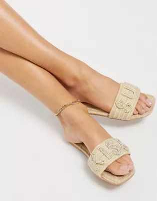 ASOS DESIGN Joss sun-kiss espadrilles in natural | ASOS (Global)