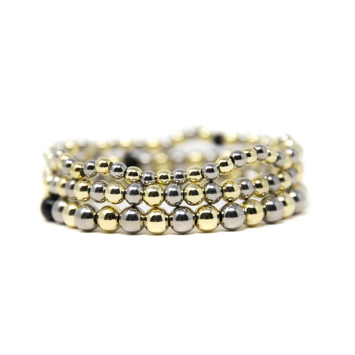 Assorted Gold & Silver Stack of 3 | Allie + Bess