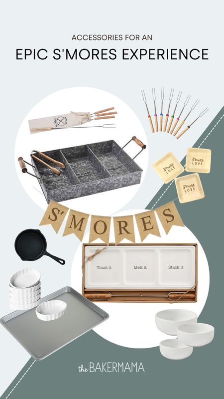 For an epic s'mores experience shop my favorite trays, skewers, bowls and more here! 🪵🔥🍫 

#LTKSeasonal #LTKhome #LTKunder50
