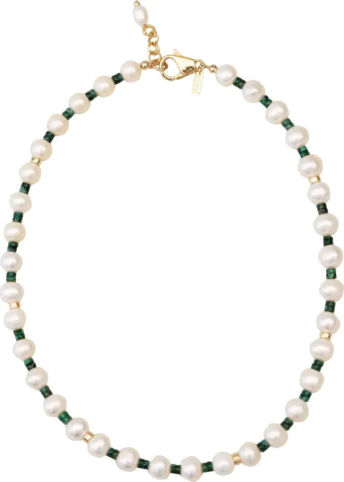 Fern Freshwater Pearl Beaded Necklace | Nordstrom