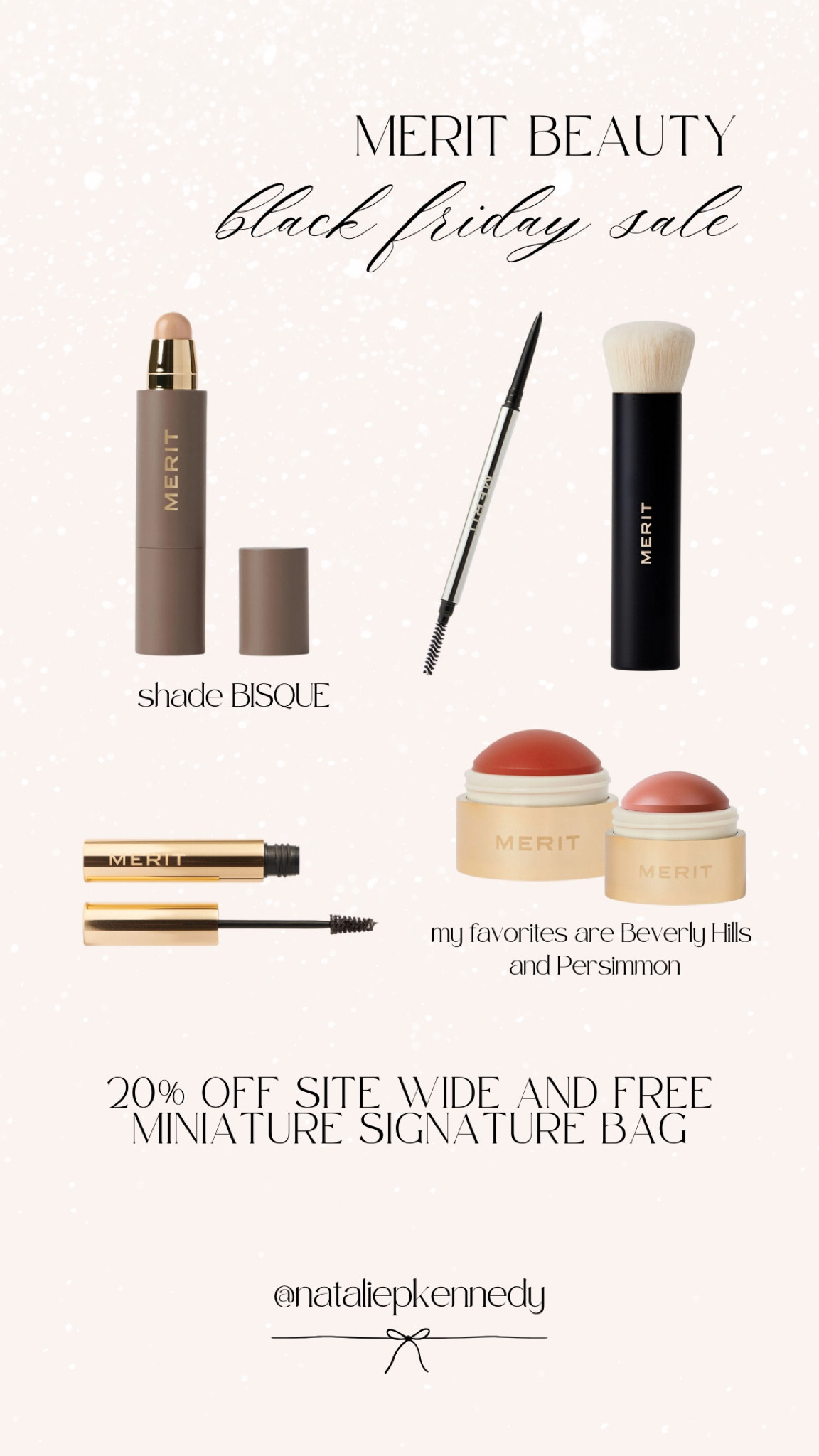 merit beauty sale: 20% off site wide and free miniature signature bag! 

#LTKGiftGuide #LTKHoliday #LTKCyberWeek