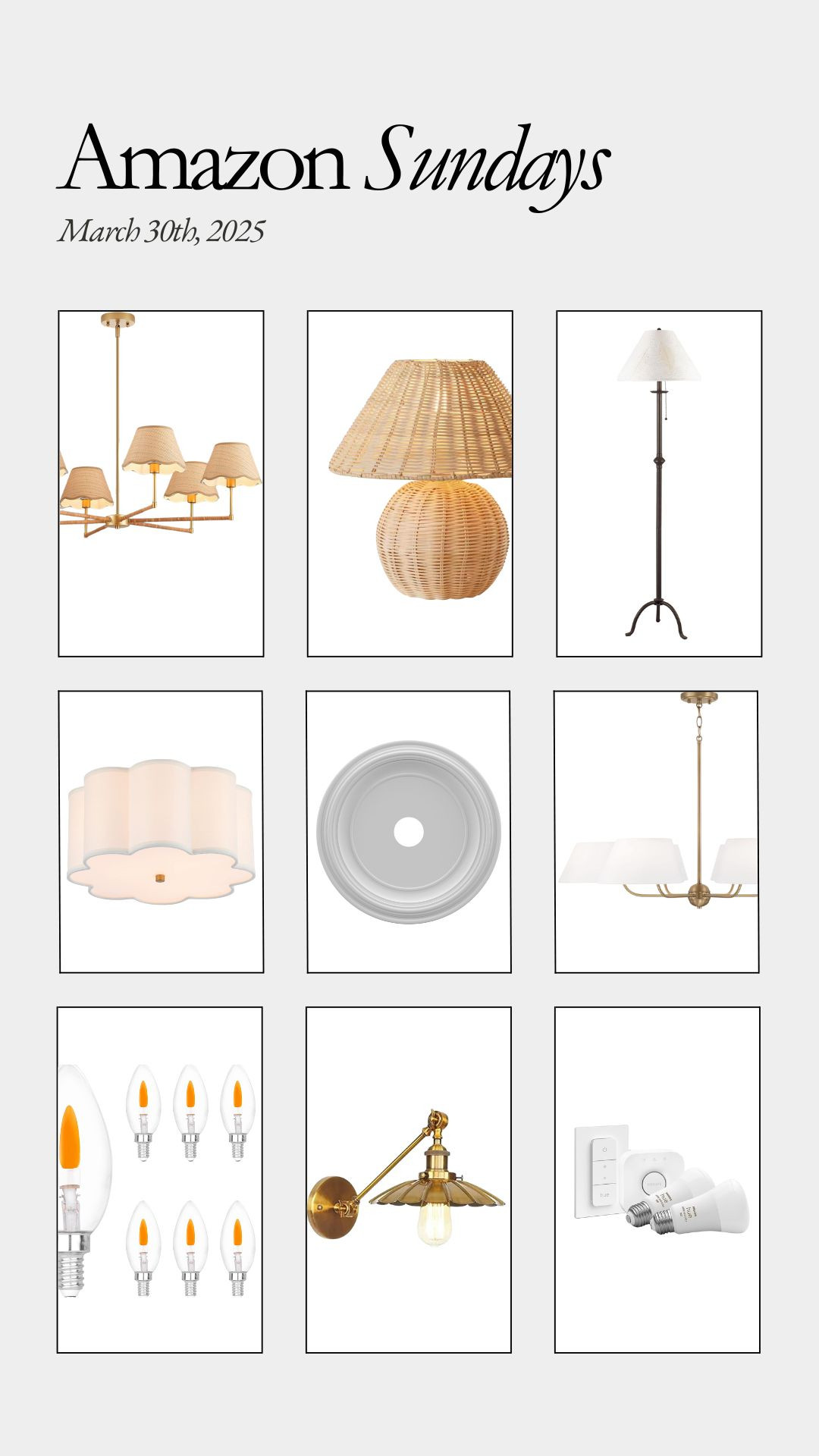 My lighting favorites from Amazon 

 #LTKHome