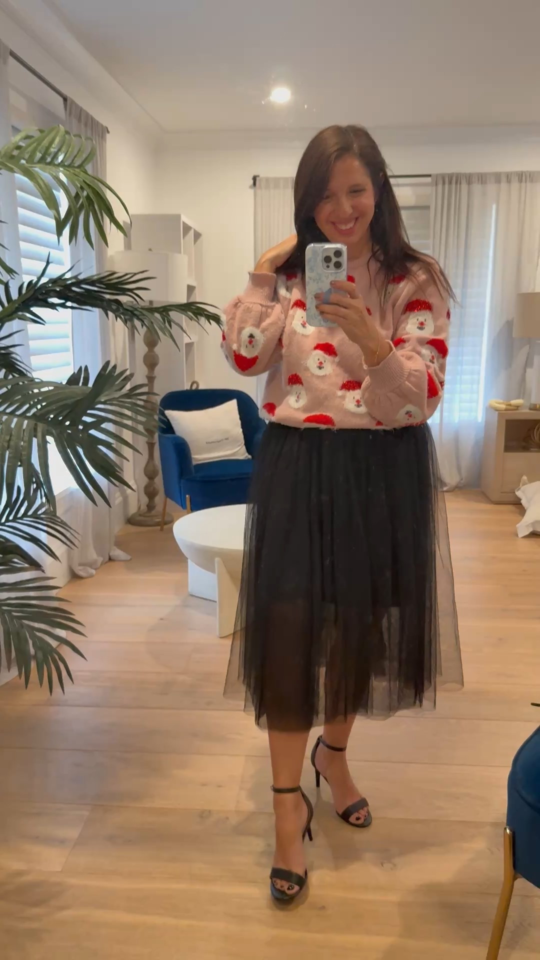 Santa brunch attire 🎅 ✨ #santabrunch #santasweater #christmassweater #winterootd #momootd 

#LTKdayinmylife #LTKHoliday #LTKSeasonal