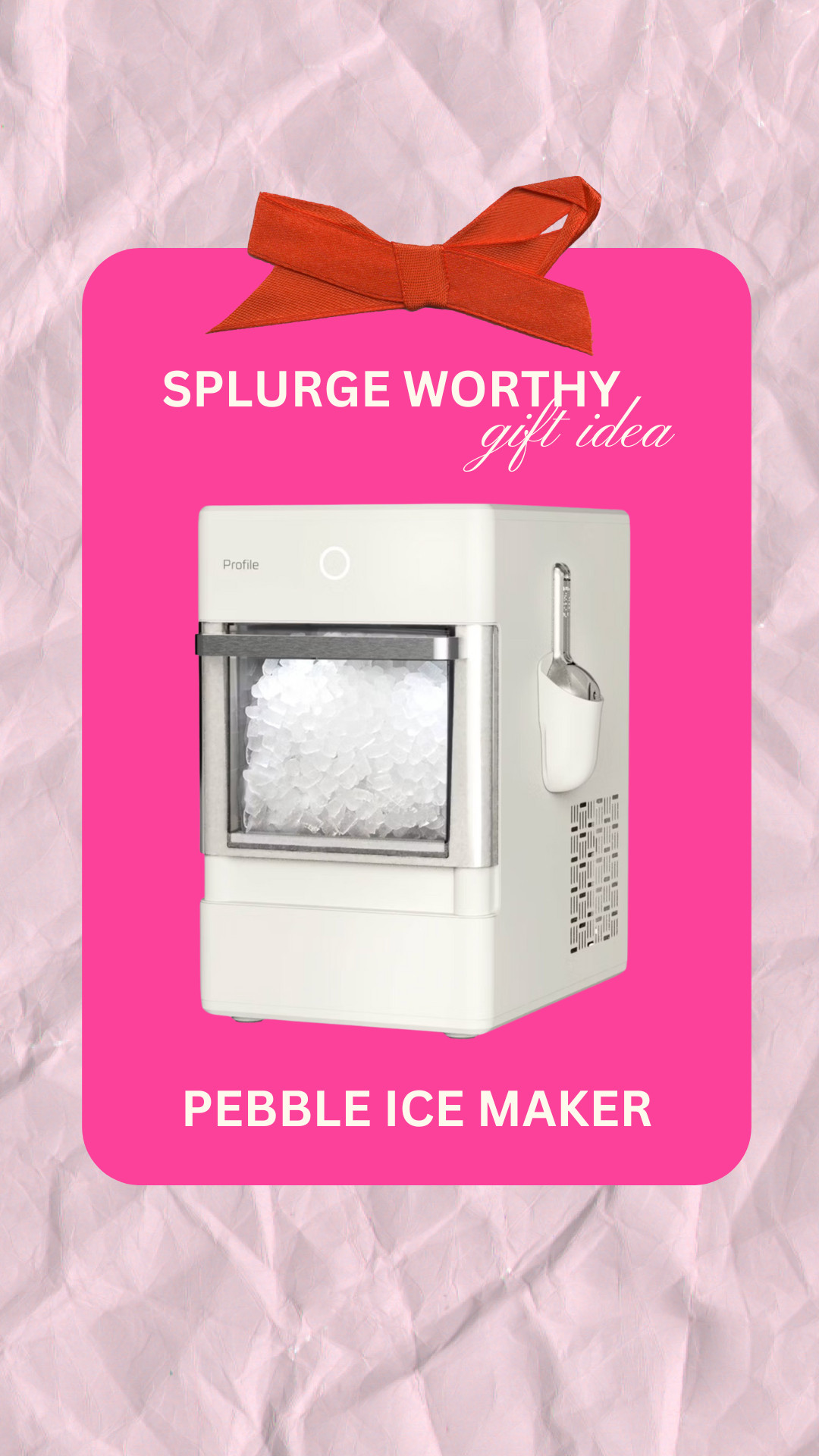 my pebble ice maker is a splurge item (goes on sale often, so keep an eye out) but I swear I drink 10x more water because of it!! 💦❤️ // home appliances, kitchen upgrade, christmas gift 

 #LTKGiftGuide #LTKHome #LTKParties