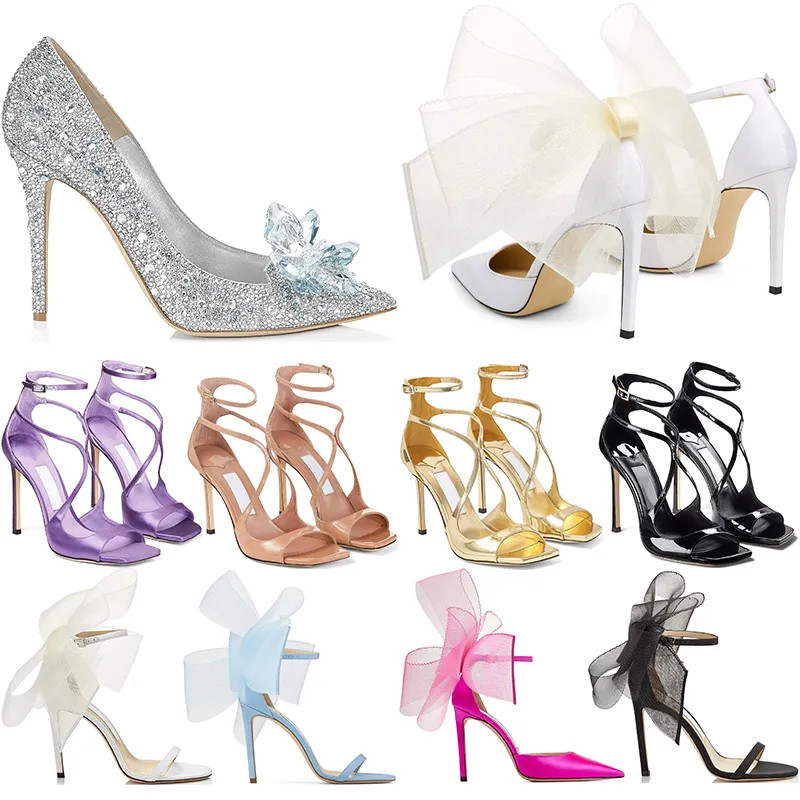 Luxurys Designers bow heels Dress Shoes Pumps sandals high heels 8 10 12 cm Latte Asymmetric Gros... | DHGate