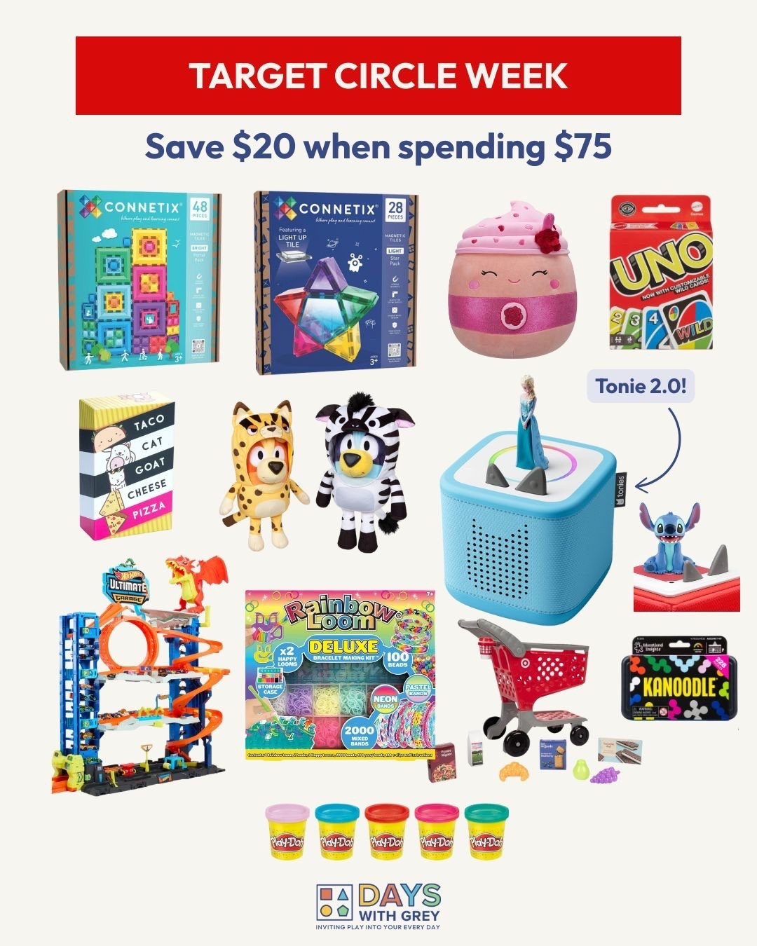The best deal when @Target Circle Week comes around! Get $10 off $40 in toys, or $20 off $75. Buy one big item or several smaller- it is a great discount! 

#LTKSeasonal #LTKFamily #LTKKids
