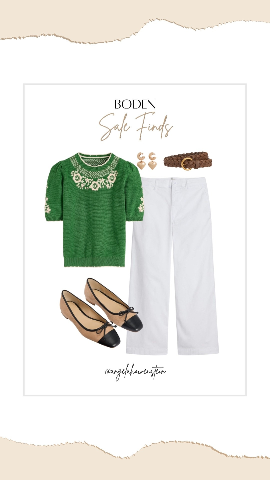 Fresh and fun in Boden! This embroidered knit + crisp whites = the perfect sale find look.

boden sale, chic outfit, everyday style, fall outfit inspo, knitwear style, classic look, casual chic, elevated basics



#LTKSaleAlert #LTKShoeCrush #LTKStyleTip