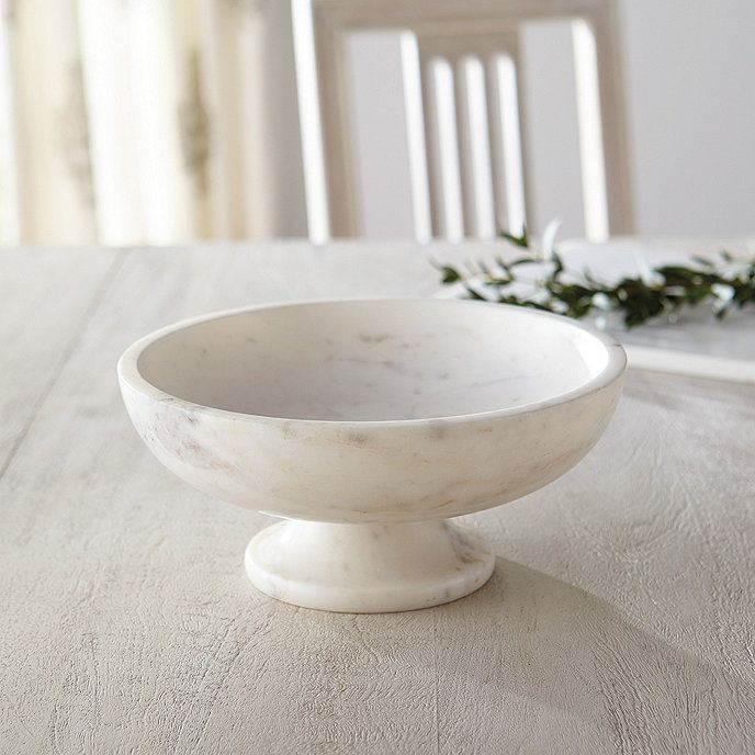 Hudson Marble Pedestal Bowl | Ballard Designs, Inc.