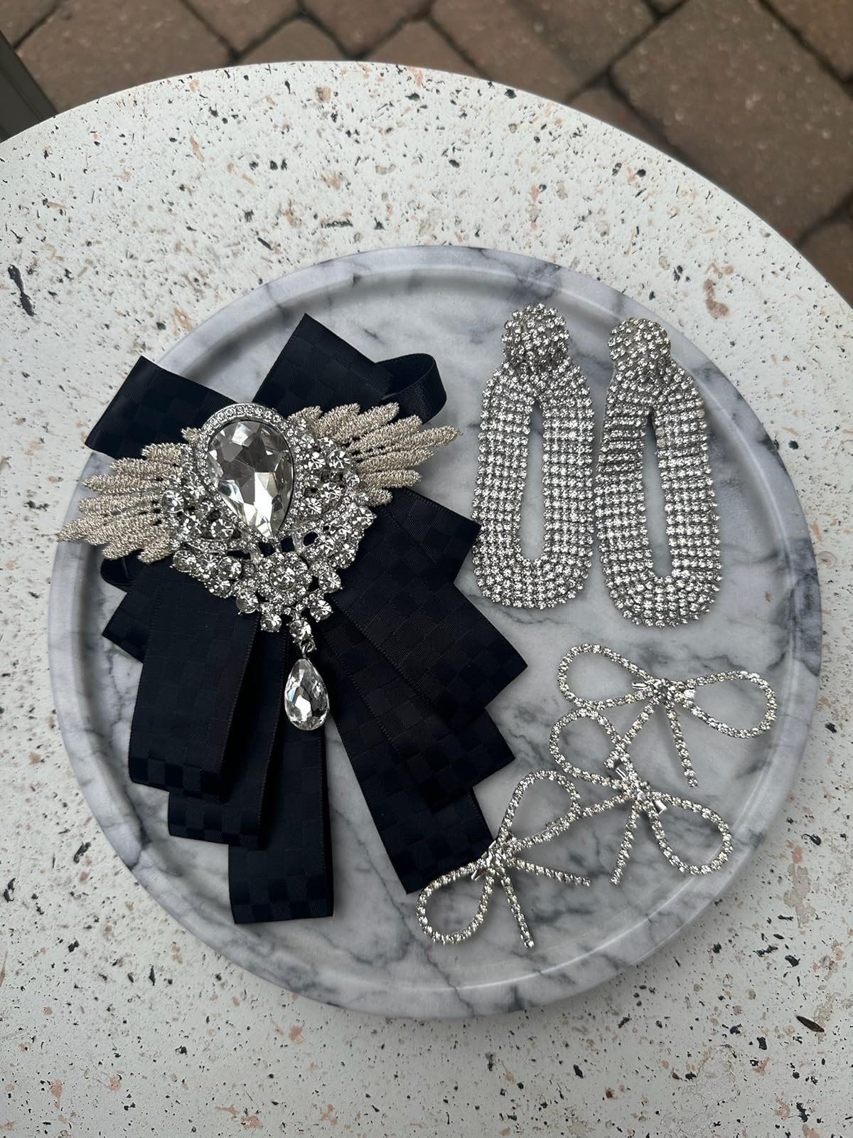 These rhinestone accessories are perfect for a holiday party or New Year’s Eve!

#LTKSeasonal #LTKootd #LTKHoliday