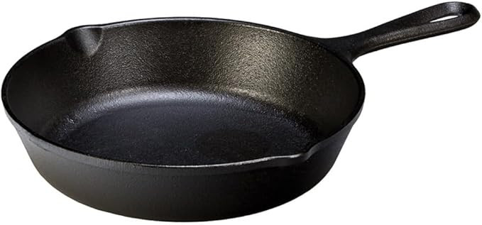 Lodge 6-1/2 Inch Cast Iron Pre-Seasoned Skillet – Signature Teardrop Handle - Use in the Oven, ... | Amazon (US)
