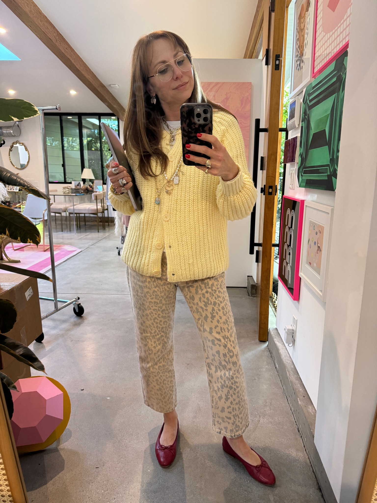 I call this one ketchup and mustard.  💛❤️ Sometimes I just love to add a lunch of some unexpected color combos.  

#LTKWorkwear #LTKStyleTip #LTKShoeCrush