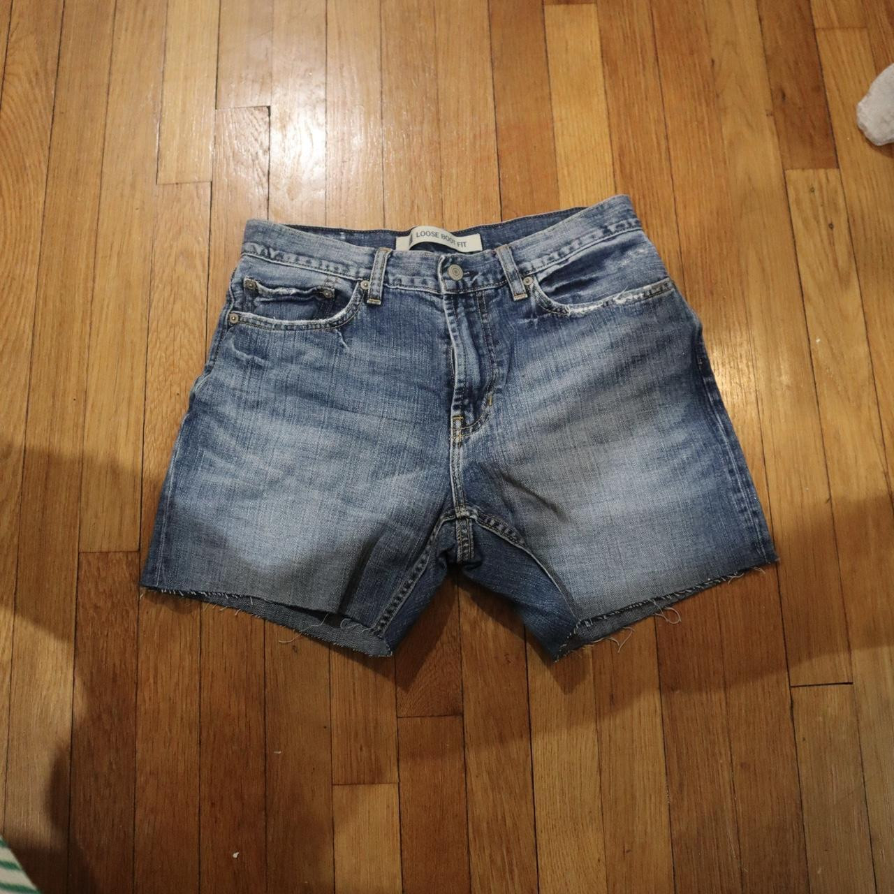 Gap Women's Shorts - Blue - S | Depop US