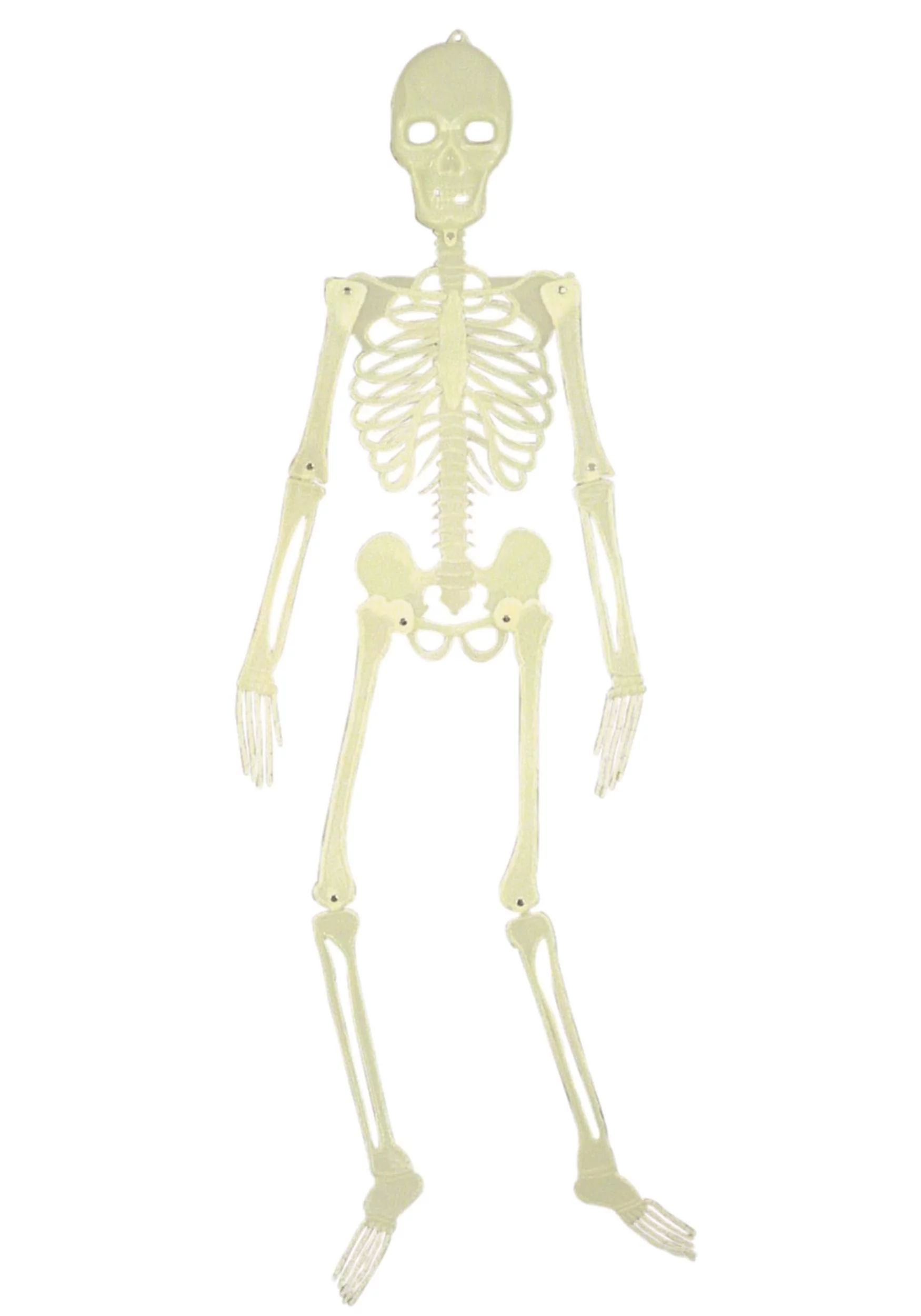 5' Glow in the Dark Skeleton Prop | Walmart (US)