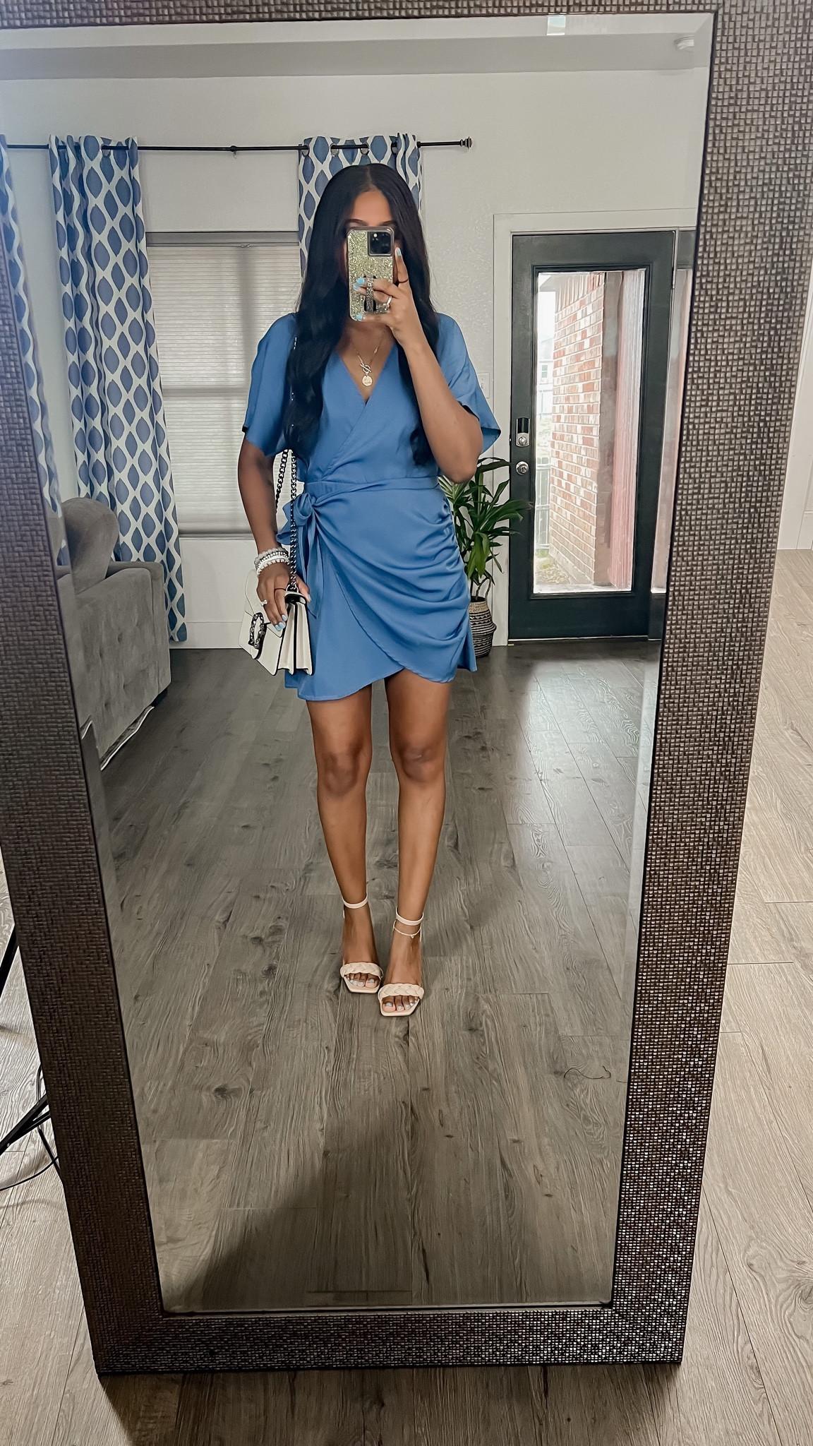 Dress(gifted): I am 5’4” 12 weeks pregnant and wearing my normal size small. It has a front wrap self tie detail and plunging neckline. •Heels: Fit true to size.

Wedding guest dress, spring dress, summer dress

#LTKshoecrush #LTKbump #LTKwedding