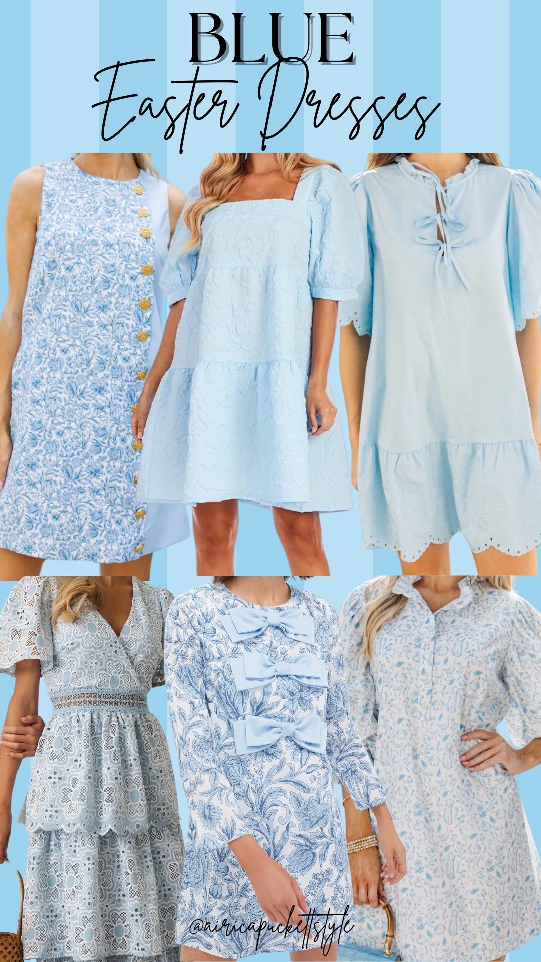 Blue Easter dresses 

#LTKStyleTip #LTKSeasonal #LTKFindsUnder100