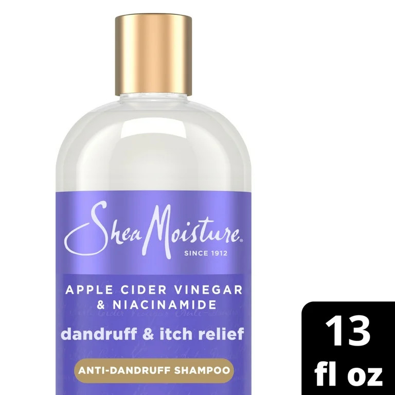 (2 pack) SheaMoisture Anti-Dandruff Shampoo Apple Cider Vinegar & Salicylic Acid, 13 fl oz | Walmart (US)