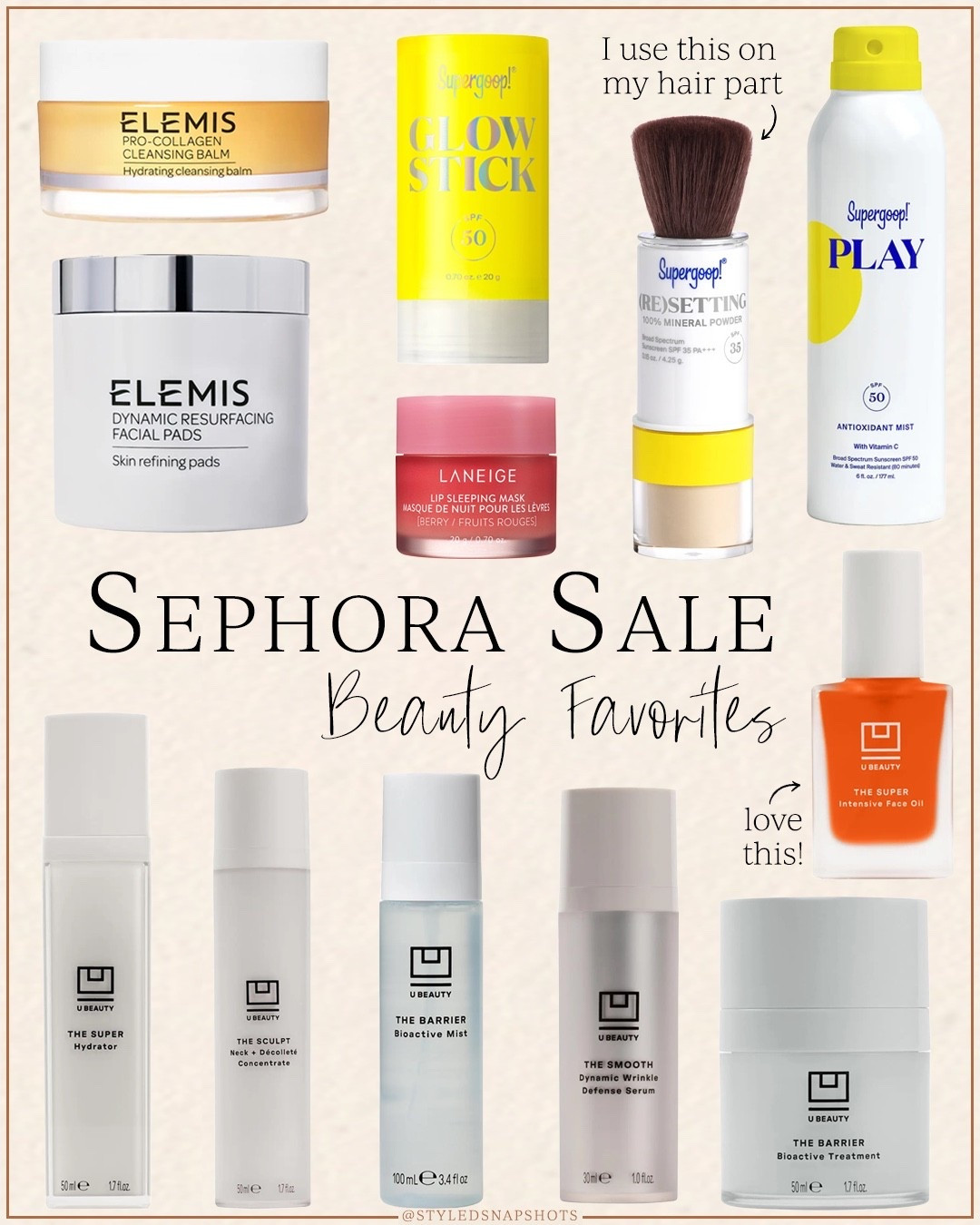 Sephora sale 🧖🏼‍♀️ skincare favorites included in the sale 

#LTKBeauty #LTKSaleAlert