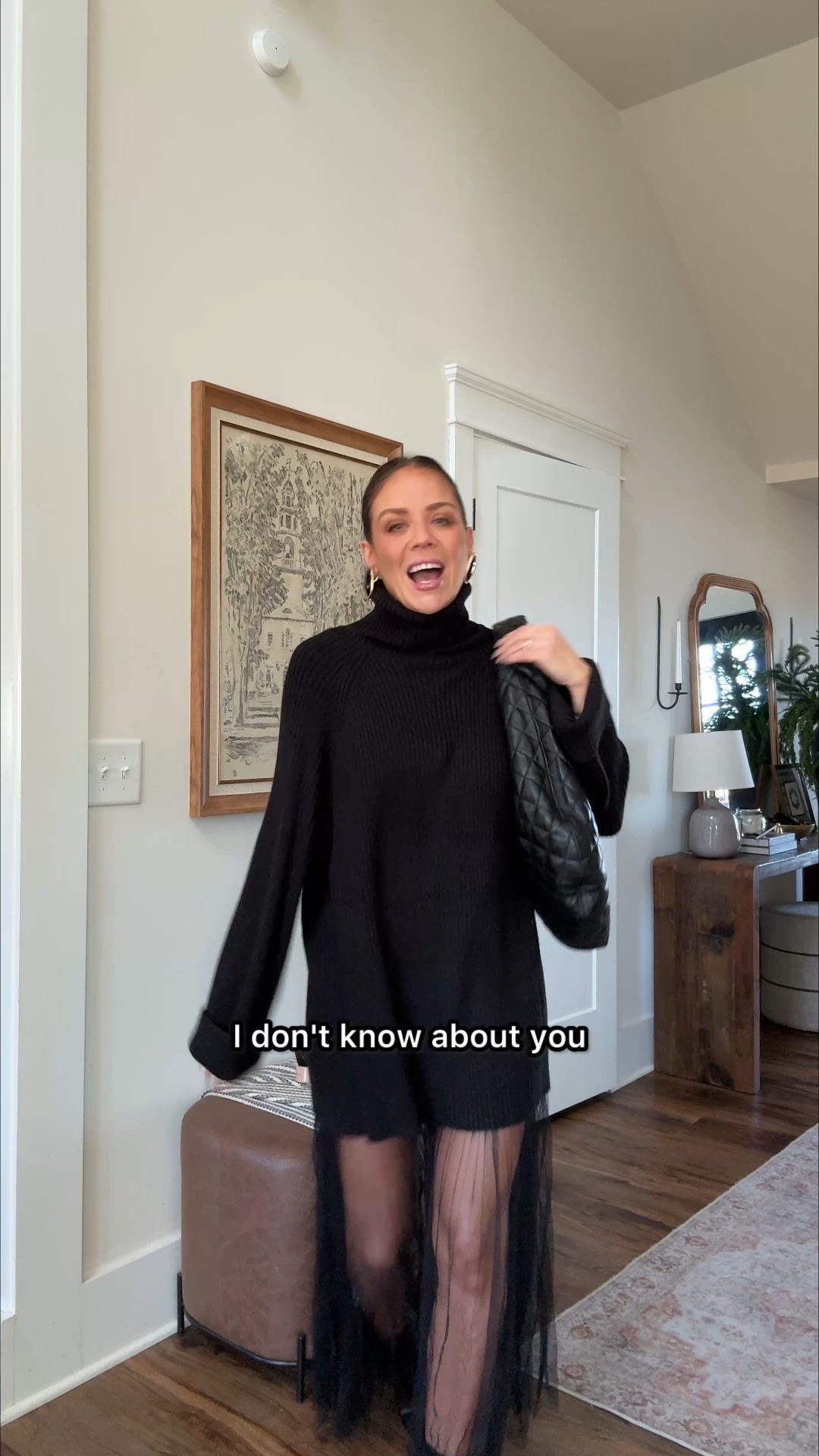 Viral slip skirt + oversized sweater! In XS skirt S sweater. Linked extra sweater options that I also own and love bc the girls sold this one out in black!!!#LTKFindsUnder50 #LTKFindsUnder100

#LTKValentine #LTKgrwm #LTKootd