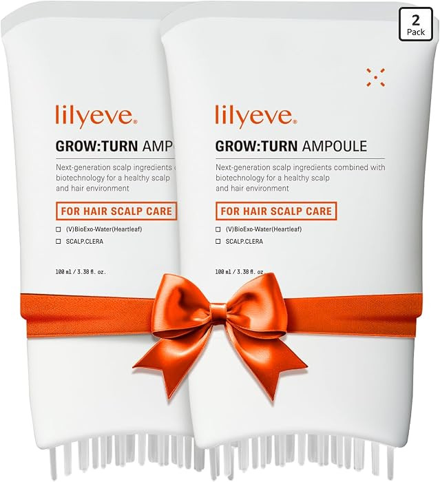 lilyeve GROWTURN Hair Growth Serum with Built-in Brush, Heartleaf-Derived Exosomes to Revitalize,... | Amazon (US)