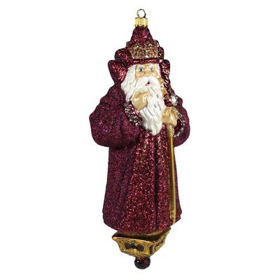 Holiday Ornament 10.0 Inch Deck The Halls Ornament Tree Ornament , Christmas Couture Santa (1PC) | Target