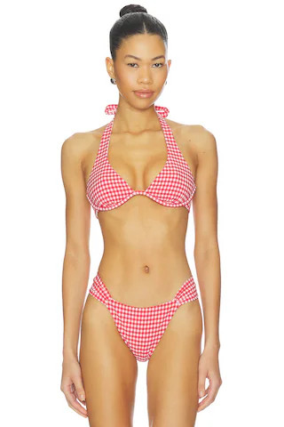 Isa Top in Lipstick Red | Revolve Clothing (Global)