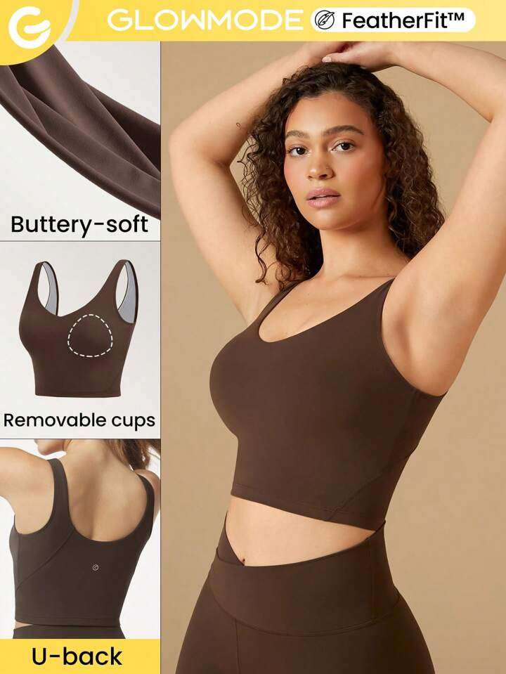 GLOWMODE FeatherFit™ Active Tank | SHEIN